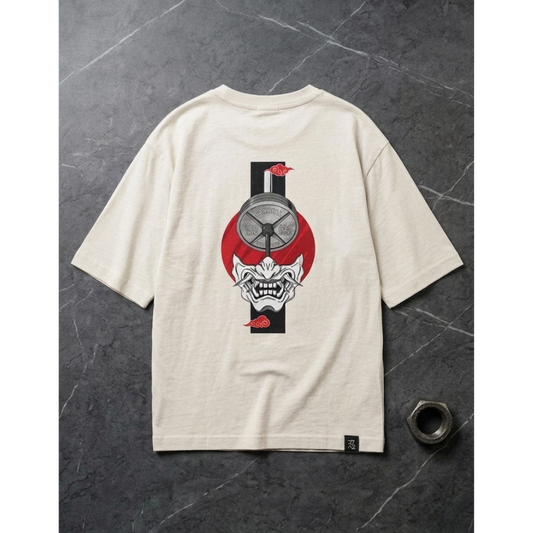 Barbell Demon Oversized T-shirt Off White