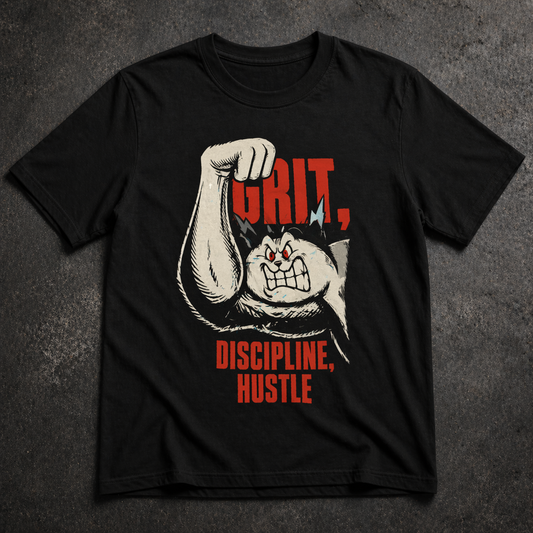 Discipline Hustle Oversized T-Shirt