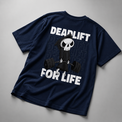 Deadlift For Life Oversized T-Shirt Royal Blue