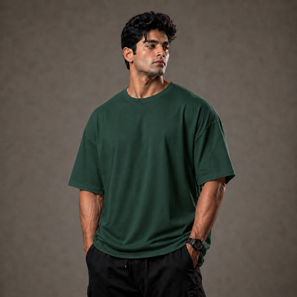 Baki Unbreakable Fighter Oversized Tshirt Green