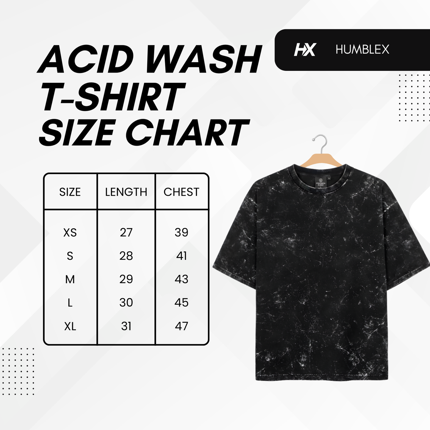 Navy Blue Acid Washed Oversized T-Shirt