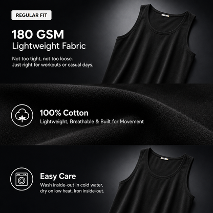 UFC Gym Sleevesless Tank Tops White