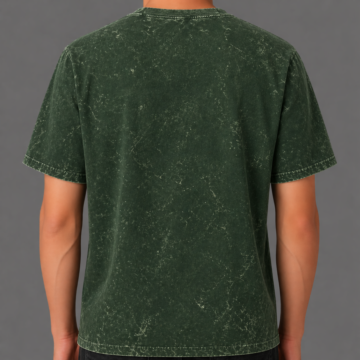 Green Acid Washed Oversized T-Shirt
