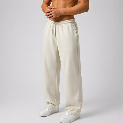 Loose Fit Joggers For Man White