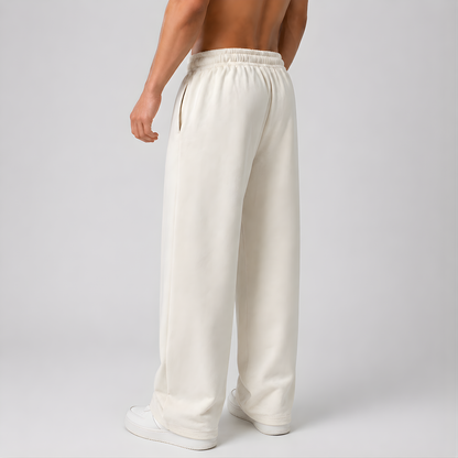 Loose Fit Joggers For Man White
