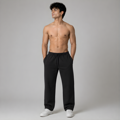 Loose Fit Joggers For Man Black