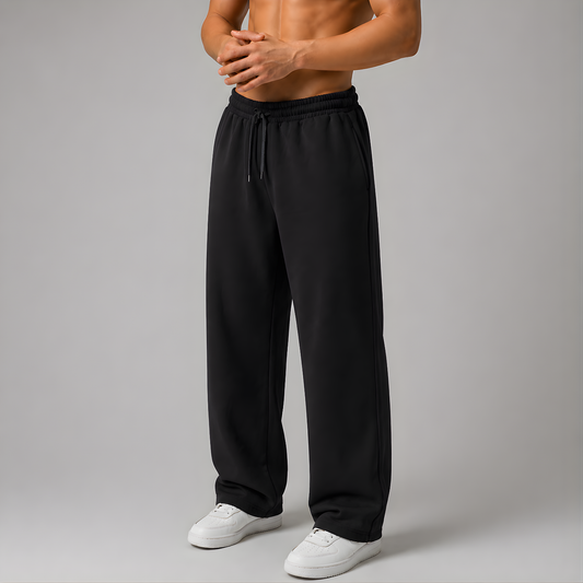 Loose Fit Joggers For Man Black