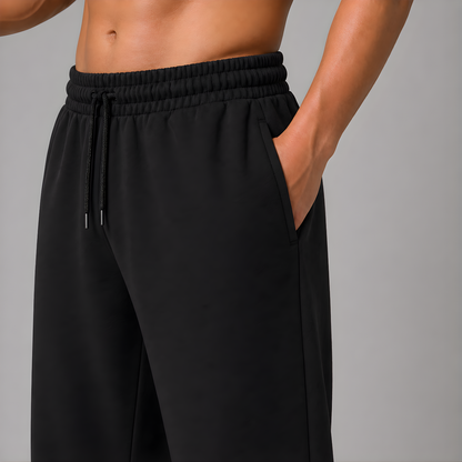 Loose Fit Joggers For Man Black