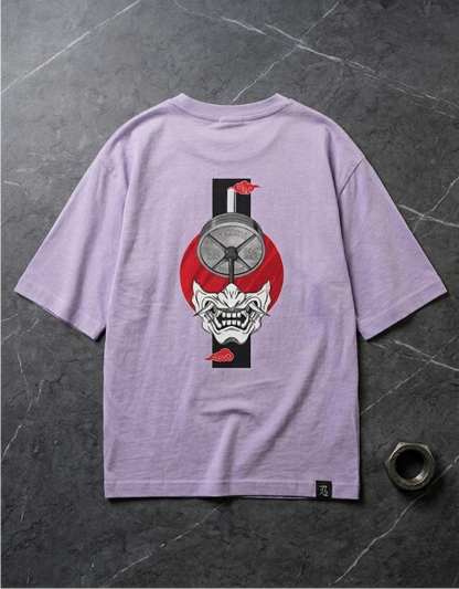Barbell Demon Oversized T-shirt Lavender