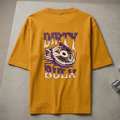 Dirty Bulk Oversized T-Shirt Yellow