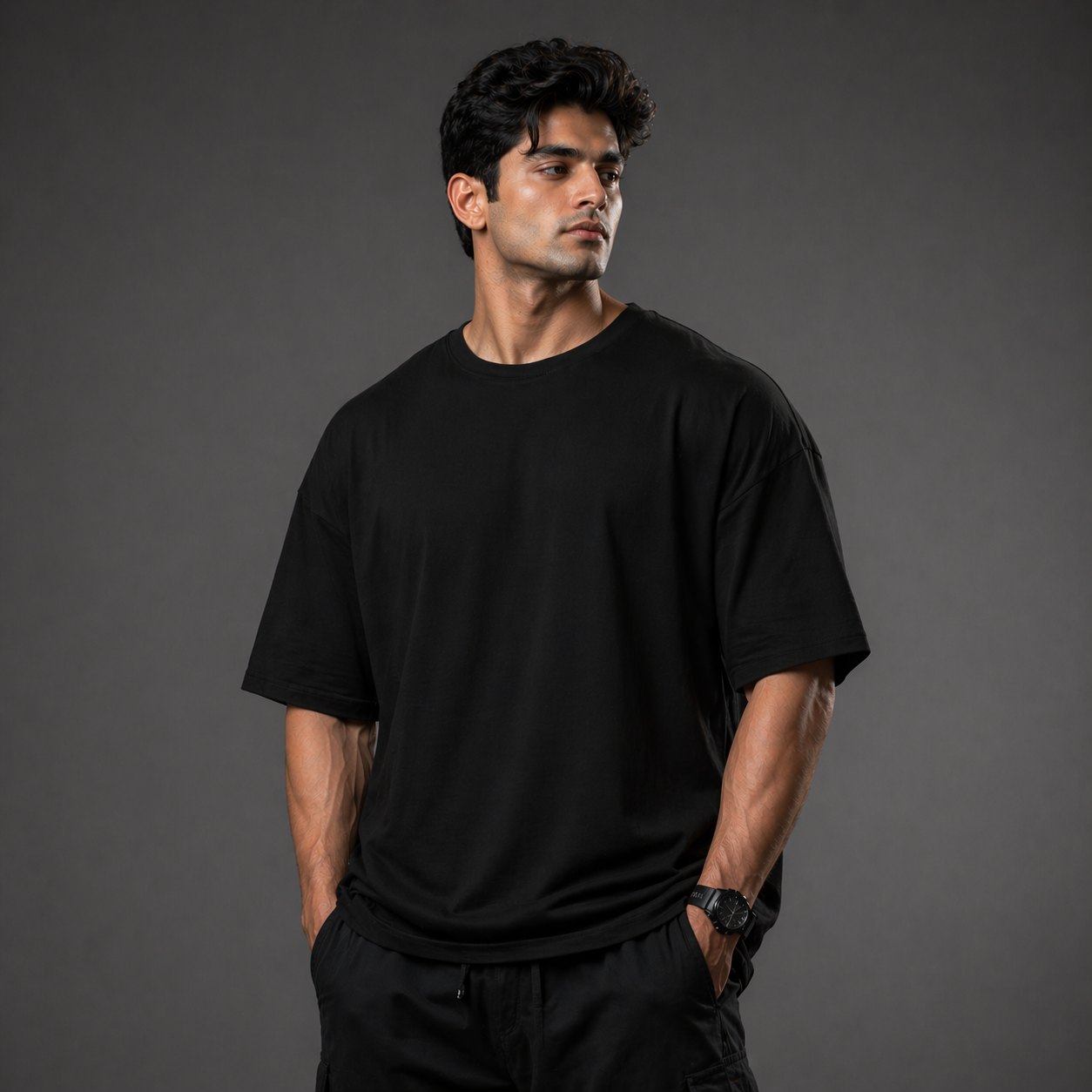 Discipline Hustle Oversized T-Shirt