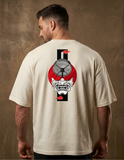 Barbell Demon Oversized T-shirt Off White
