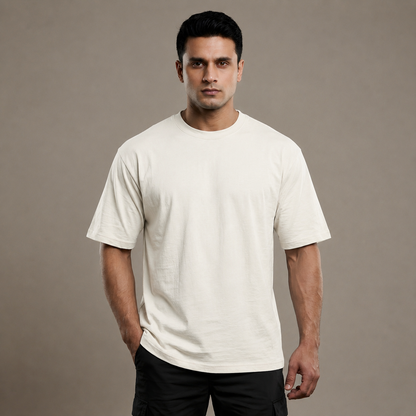 Fueled By Fear Oversized T-Shirt Off White