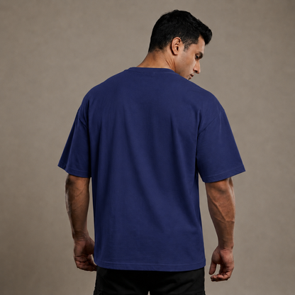 Gym Rat Oversized Classic T-Shirt Blue