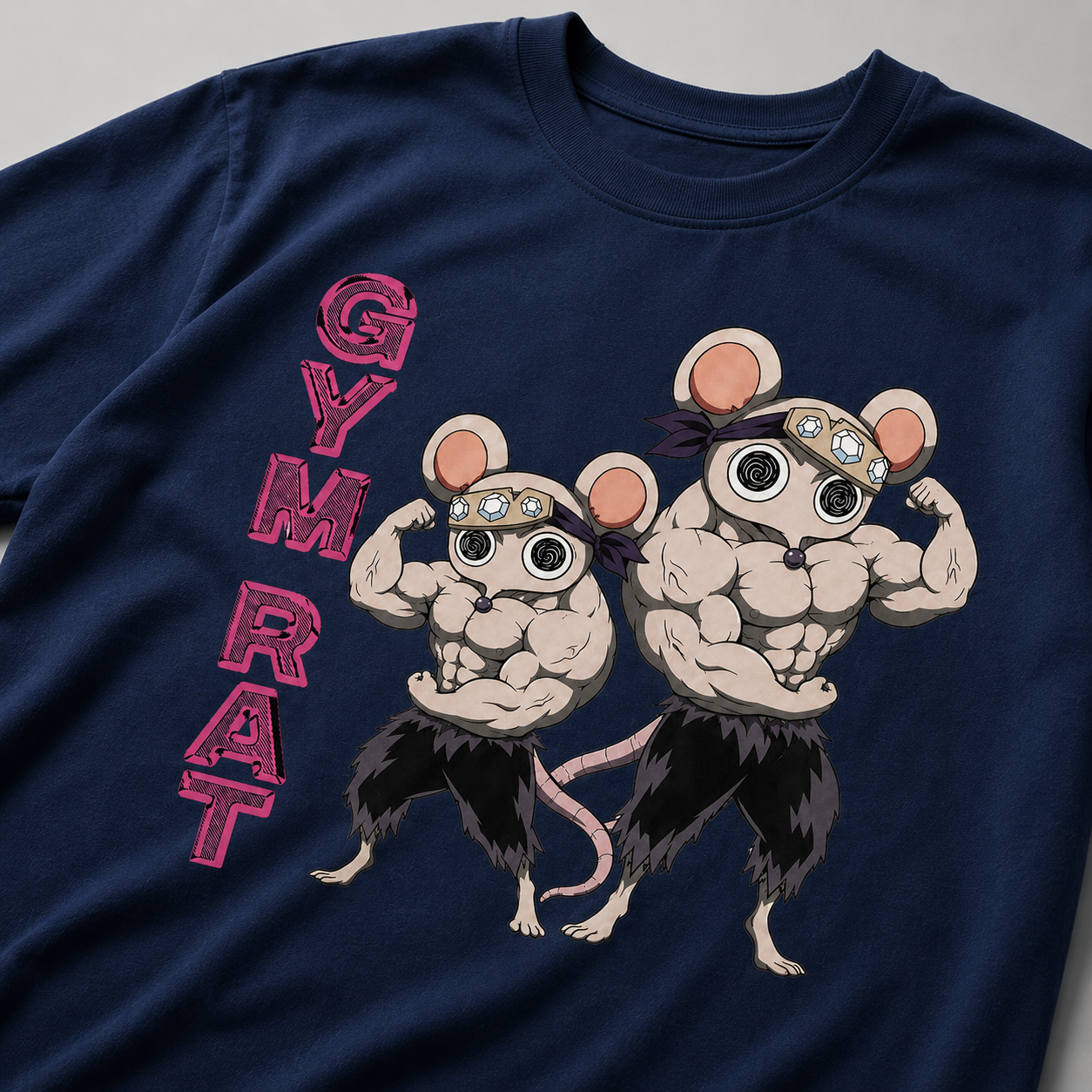 Gym Rat Oversized Classic T-Shirt Blue