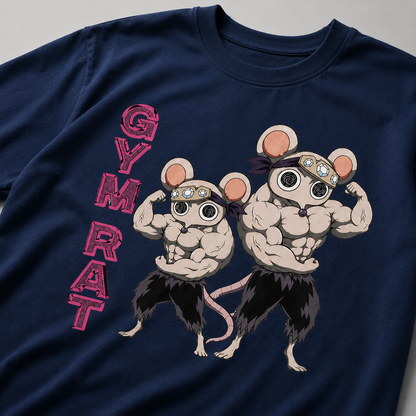 Gym Rat Oversized Classic T-Shirt Blue