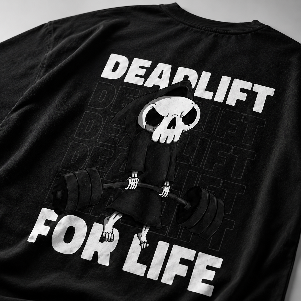 Deadlift For Life Oversized T-Shirt Black